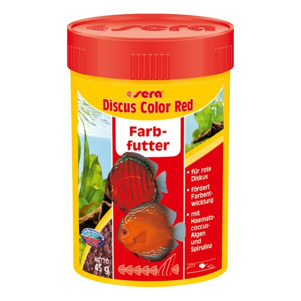 sera Farbfutter SoftGranulat Discus Color Red 100 ml