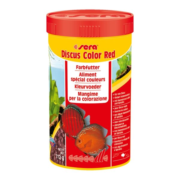 sera Farbfutter SoftGranulat Discus Color Red 250 ml