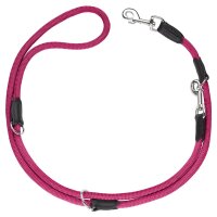 Hunter Verstellbare Führleine Freestyle himbeer 8 mm x 200 cm