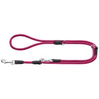 Hunter Verstellbare Führleine Freestyle himbeer 10 mm x 200 cm