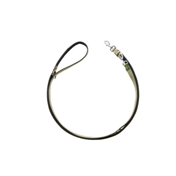 Hunter Verst.Führleine Neopren, 25/200 oliv/schwarz, Nylon, Neopren