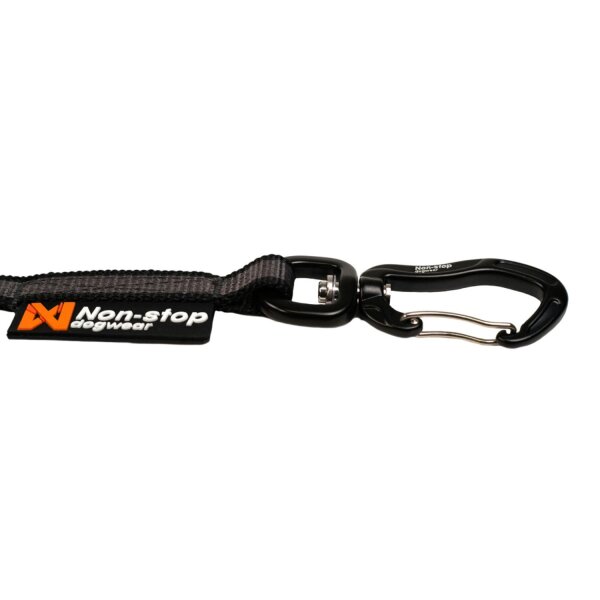non-stop Bungee Touring Leine black/grey 13 mm 2 m