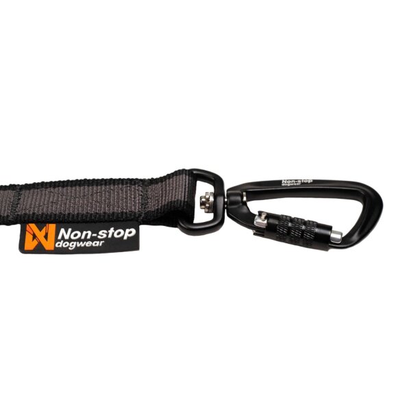non-stop Bungee Touring Leine black/grey 23 mm 2,8 m