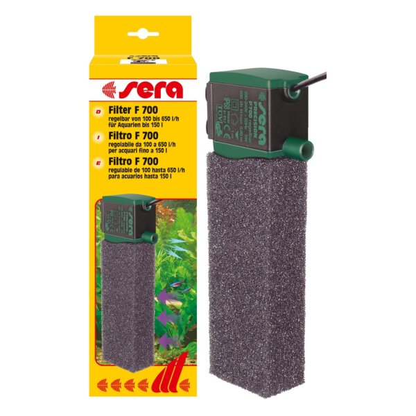 sera Innenfilter F 700 regelbar