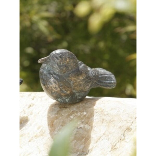 Rottenecker Bronzefigur Vogel sitzend 5 cm