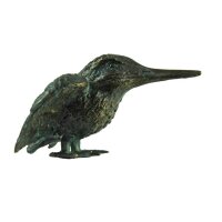 Rottenecker Bronzefigur Eisvogel Flügel zu