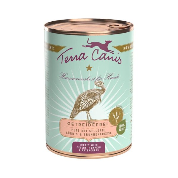 Terra Canis getreidefrei Pute mit Sellerie, Kürbis und Kamille 400 g