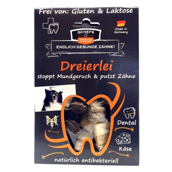 QCHEFS Dreierlei Käsesnacks