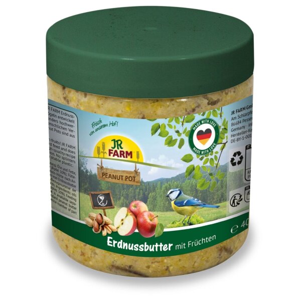 JR FARM PPot Erdnussbutter Früchte 400 g
