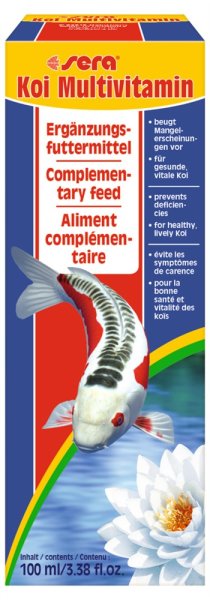 Sera Koi Multivitamin 100 ML Multivitamin for Pond Fish Strengthen the Fish