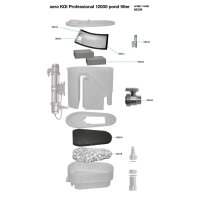 sera KOI Professional 12000 Set anthrazit