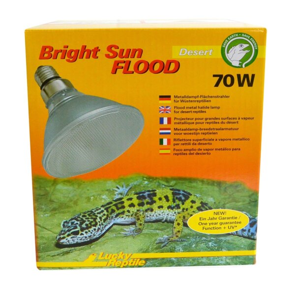 Lucky Reptile Bright Sun FLOOD Desert 70 W