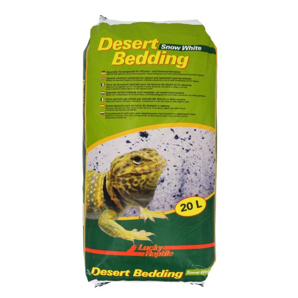 Lucky Reptile Desert Bedding Snow White 20 l