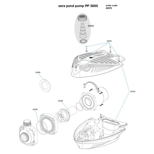 sera pond PP 3000