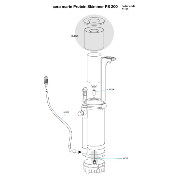 sera marin Protein Skimmer PS