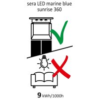sera LED X-Change Tube marine blue sunrise 360