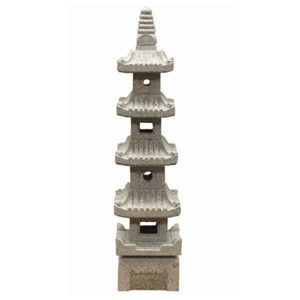 AC Pots Pagode Laterne, hellgrau H90 cm