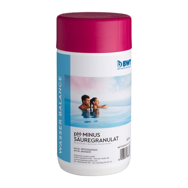 BWT pH-Minus Säuregranulat 1,5 kg