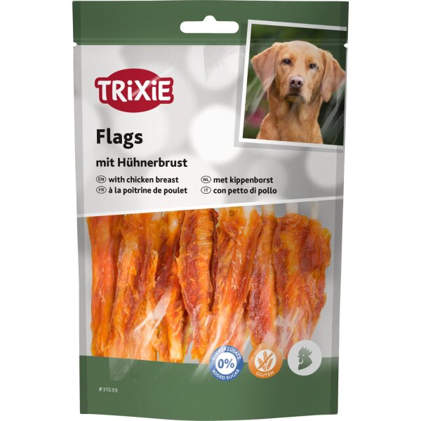 TRIXIE Flags mit Hühnerbrust 100 g