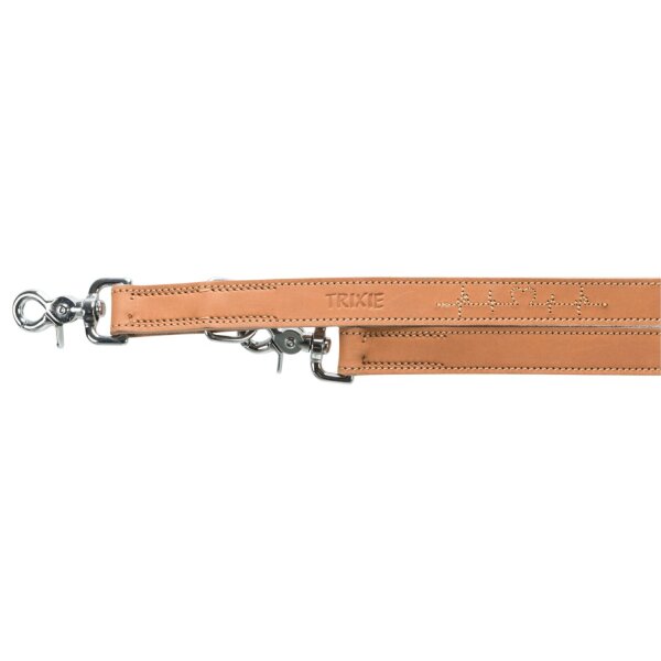 TRIXIE Rustic Fettleder-Verlängerungsleine „Heartbeat“