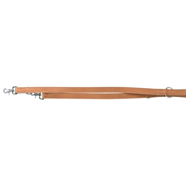 TRIXIE Rustic Fettleder-Verlängerungsleine „Heartbeat“ braun M-L: 2 m / 20 mm