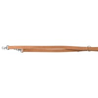 TRIXIE Rustic Fettleder-Verlängerungsleine „Heartbeat“ braun M-L: 2 m / 20 mm