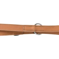 TRIXIE Rustic Fettleder-Verlängerungsleine „Heartbeat“ braun M-L: 2 m / 20 mm