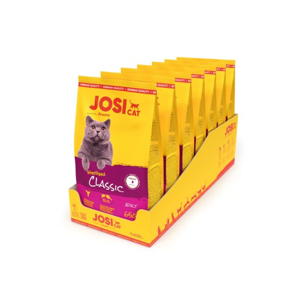 JosiCat Sterilised Classic 7 x 650 g