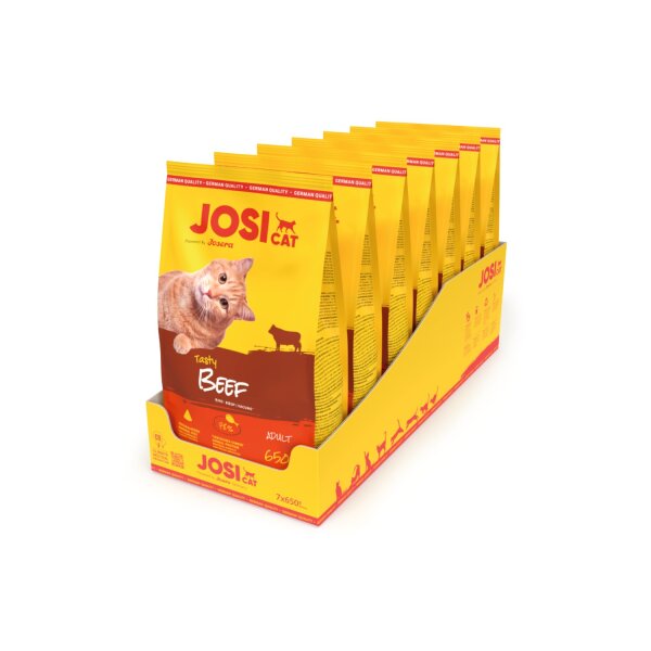 JosiCat Tasty Beef 7 x 650 g