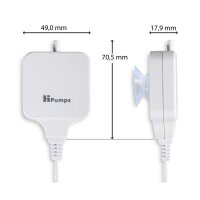 HPumps Nano Piezo weiß eckig