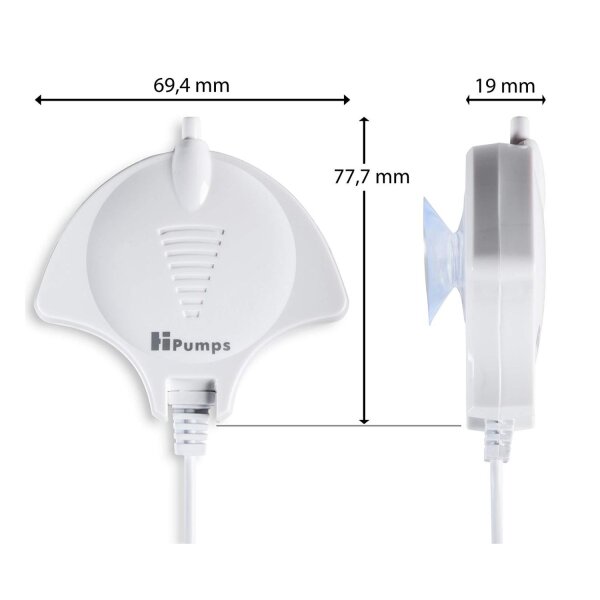 HPumps Nano Piezo Manta weiß