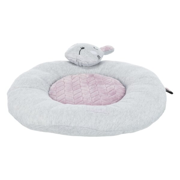 TRIXIE Junior Liegematte hellgrau/flieder Ø 40 cm
