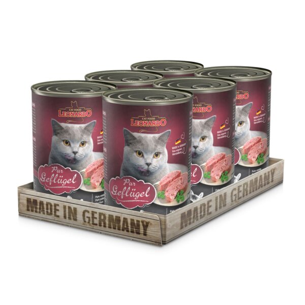 Leonardo Geflügel pur 6 x 400 g