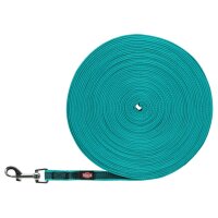 TRIXIE Schleppleine, gummiert türkis Länge 15 m/Breite 15 mm