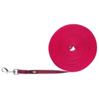 TRIXIE Schleppleine, gummiert pink Länge 10 m/Breite 15 mm