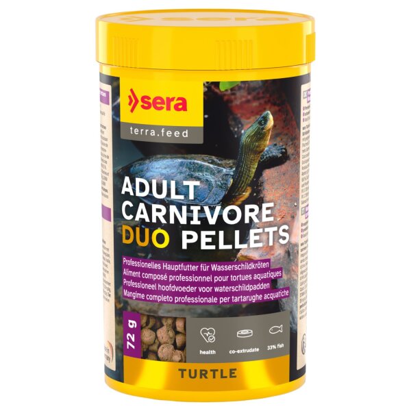 sera Turtle Adult Carnivore Duo Pellets