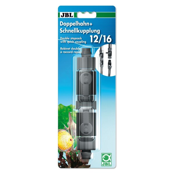 JBL Doppelhahn + Schnellkupplung 12/16