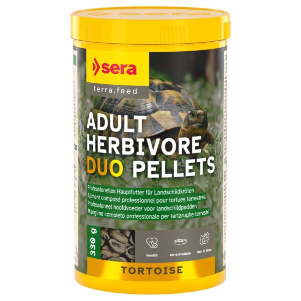 sera Tortoise Adult Herbivore Duo Pellets 1000 ml