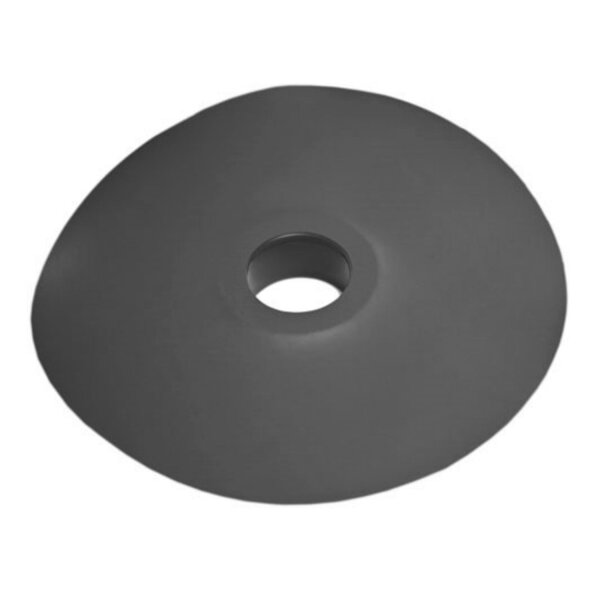 Foliendurchführung Klebemuffe beidseitig schwarz 50 mm