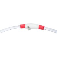 TRIXIE Flash Leuchtring USB rot L-XL