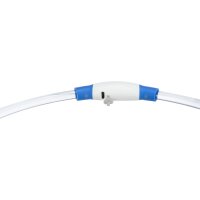 TRIXIE Flash Leuchtring USB blau L-XL