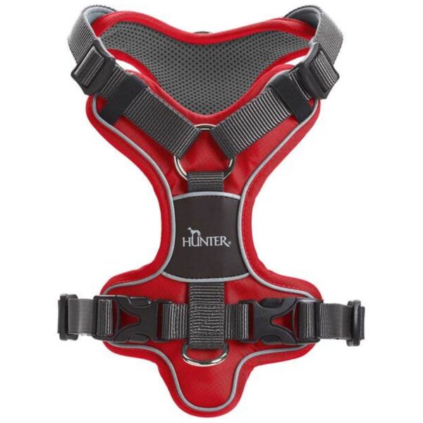 Hunter Geschirr Divo rot/grau S