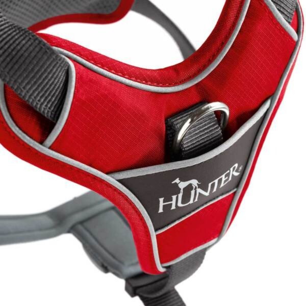 Hunter Geschirr Divo rot/grau M