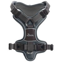 Hunter Geschirr Divo grau/grau XS