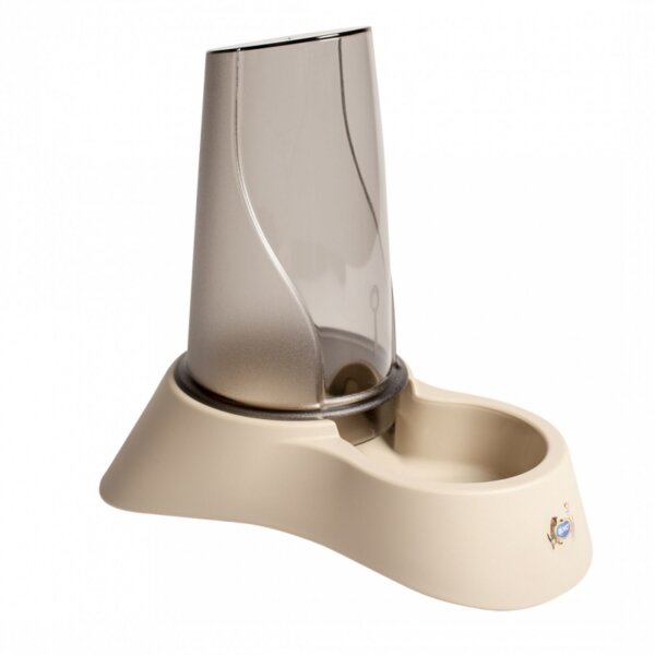 Duvo+ Futter- und Wasserspender Nuvola beige 23 x 34 x 34 cm, 3,5 l
