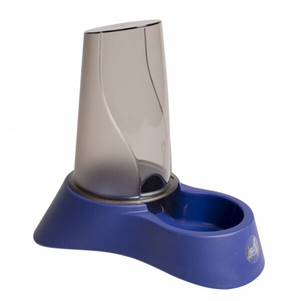 Duvo+ Futter- und Wasserspender Nuvola blau 18 x 26 x 26 cm, 1,5 l