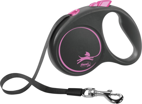 flexi BLACK DESIGN Gurt pink M (bis 25 kg)
