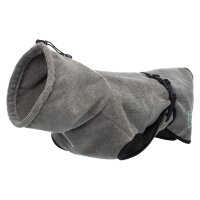 TRIXIE Bademantel für Hunde, grau S