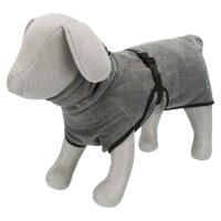 TRIXIE Bademantel für Hunde, grau S