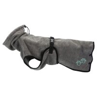TRIXIE Bademantel für Hunde, grau M